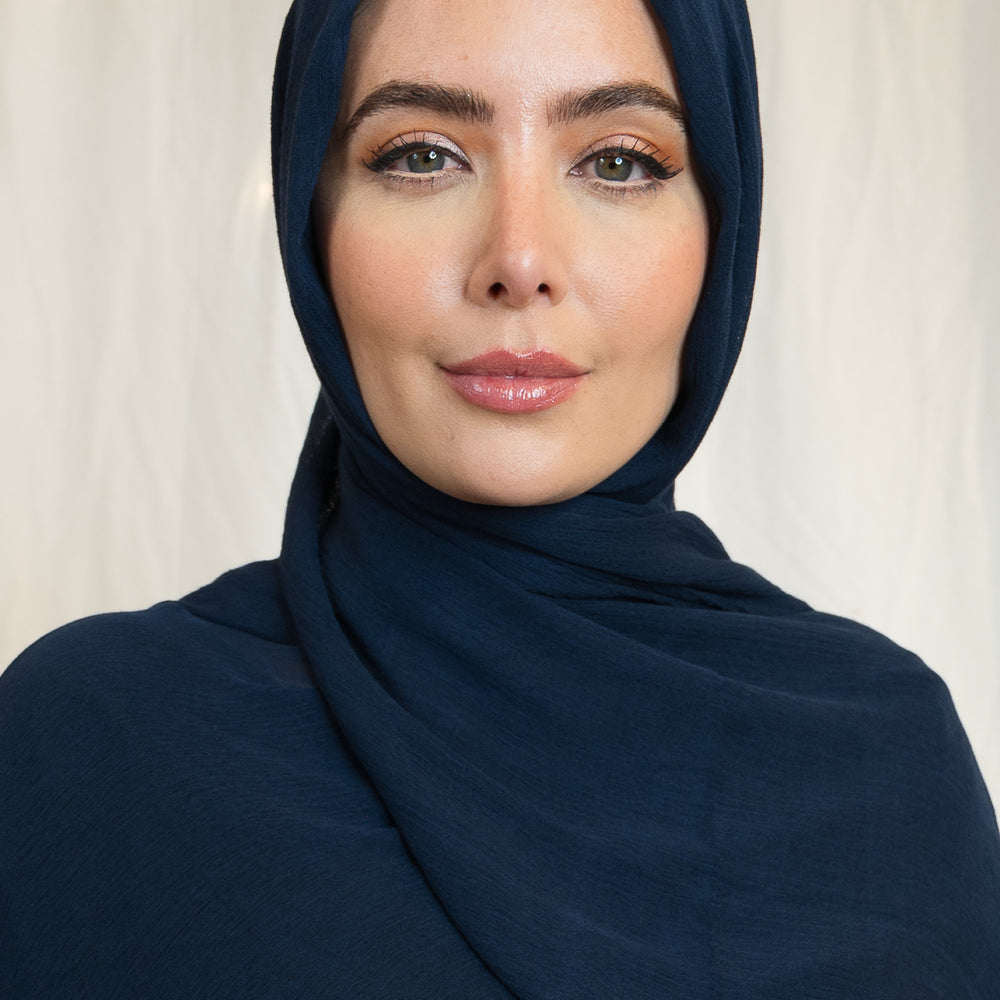 
                      
                        Midnight Blue Rayon Vogue Hijab
                      
                    