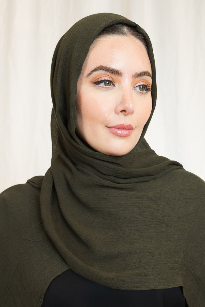 Khaki Rayon Vogue Hijab