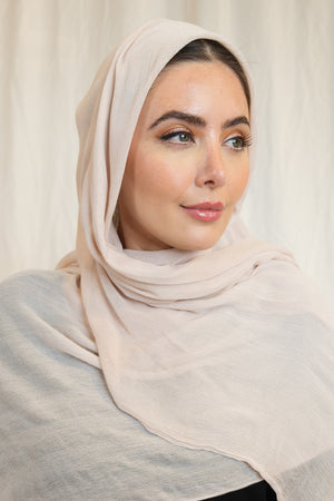 Soft Blush Rayon Vogue Hijab