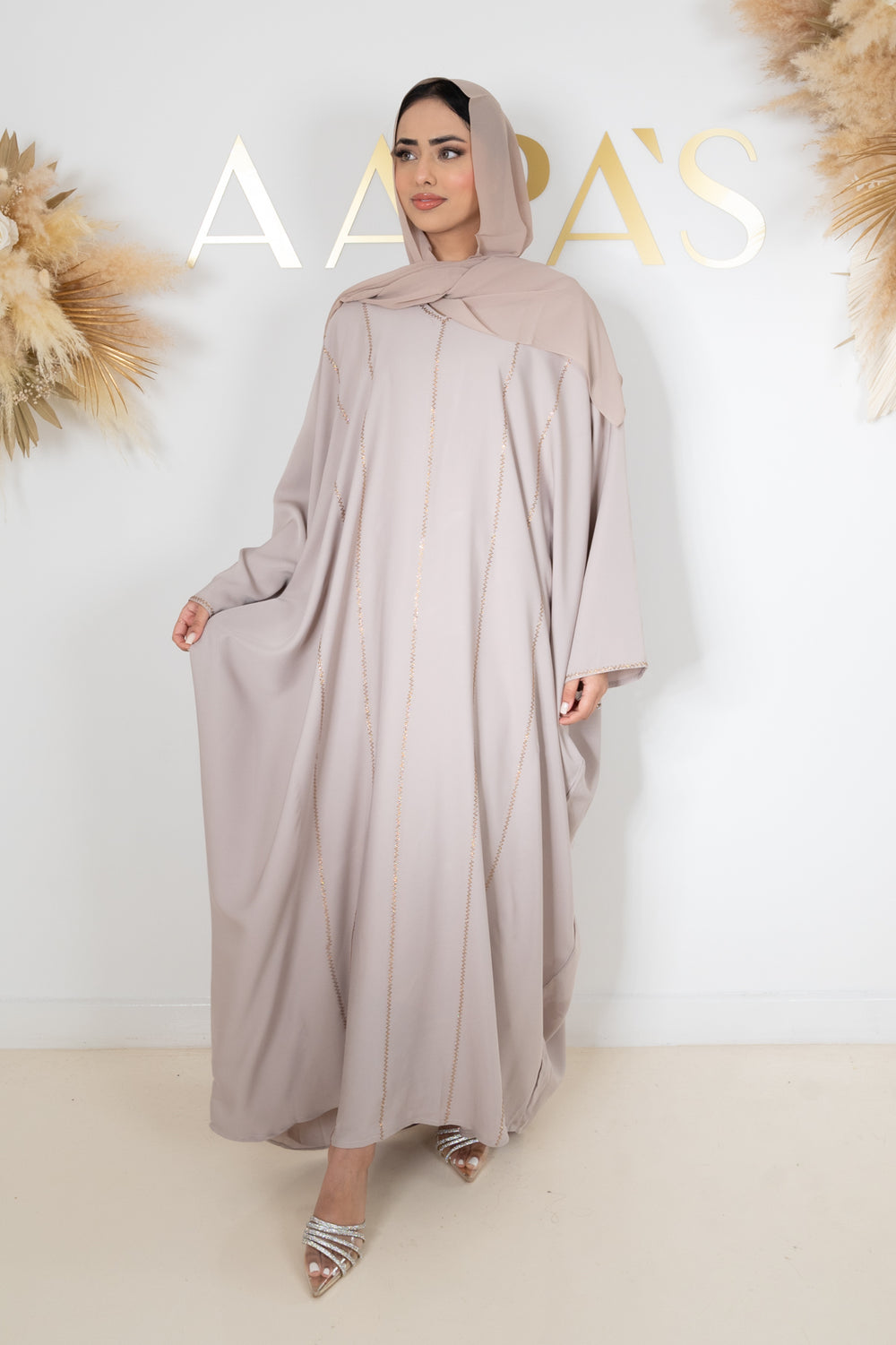 Aireen Stone Beaded Kaftan