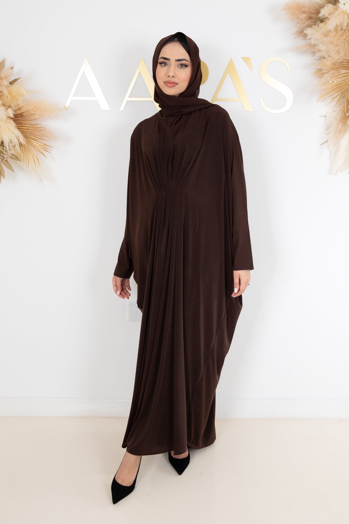 Mylah Batwing Jersey Abaya