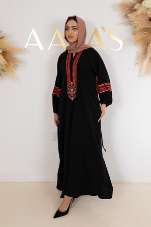 Amal Embroidered Dress