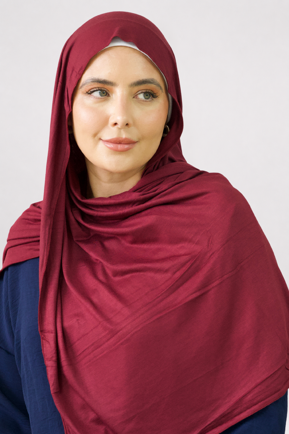 Mahogany Emirati Jersey Hijab