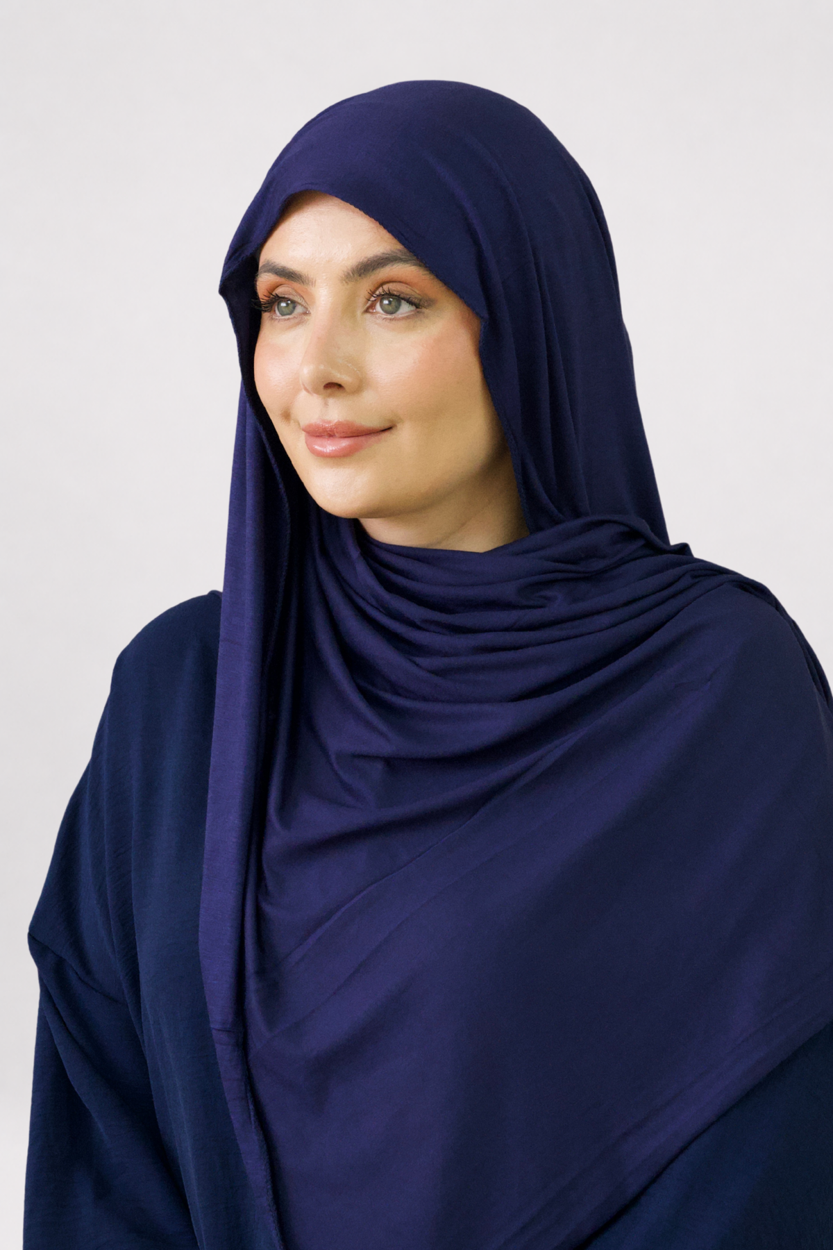 Navy Emirati Jersey Hijab