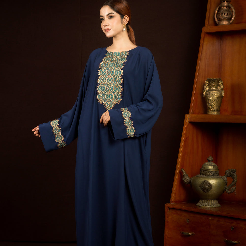 Zahara Navy Abaya