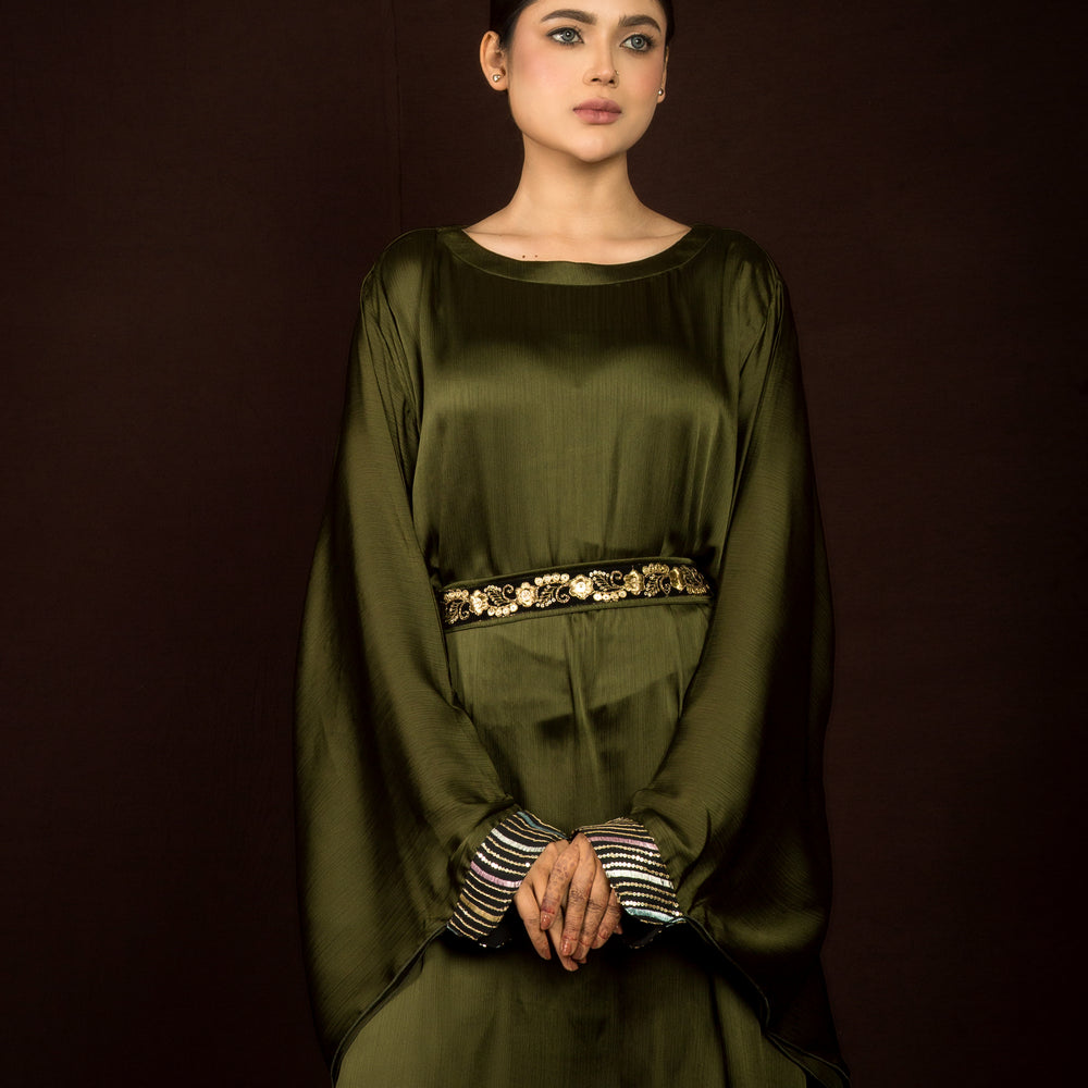 Olive Aura Kaftan
