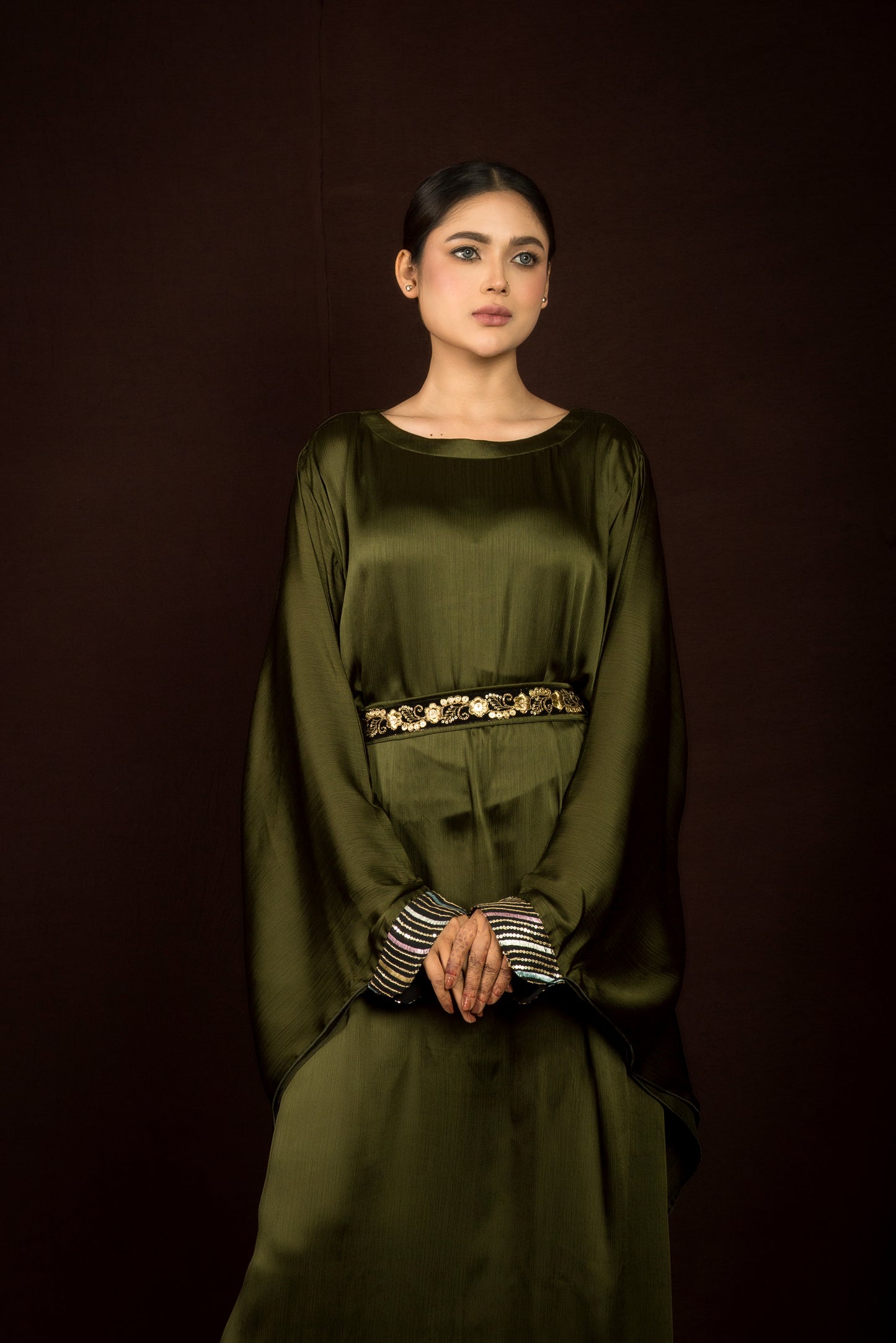 Olive Aura Kaftan