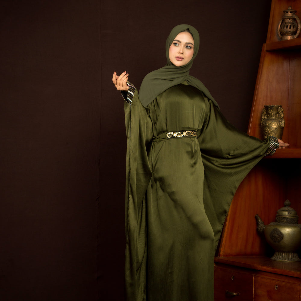 
                      
                        Olive Aura Kaftan
                      
                    