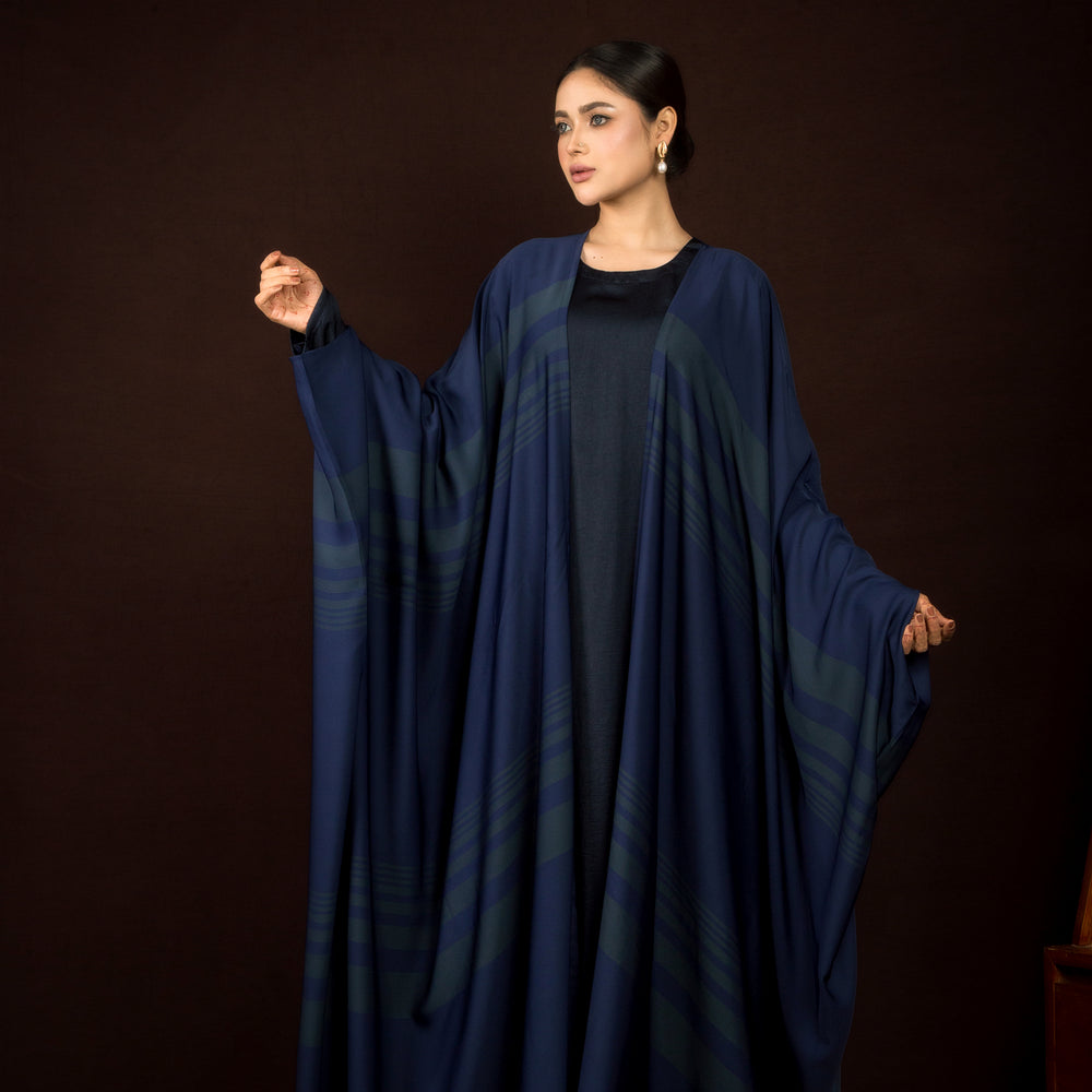 Miraan Navy Abaya