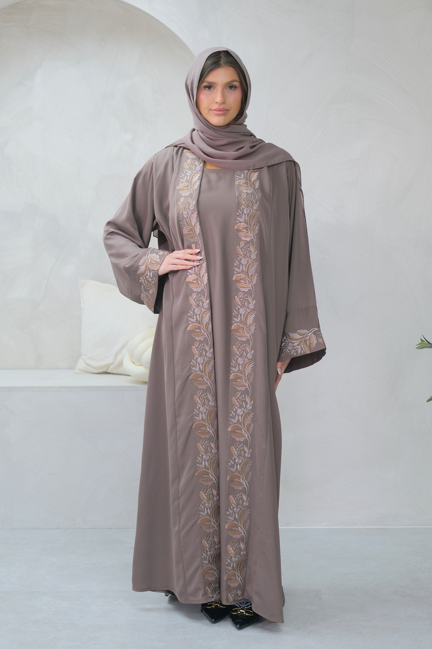 Desert Bloom Abaya