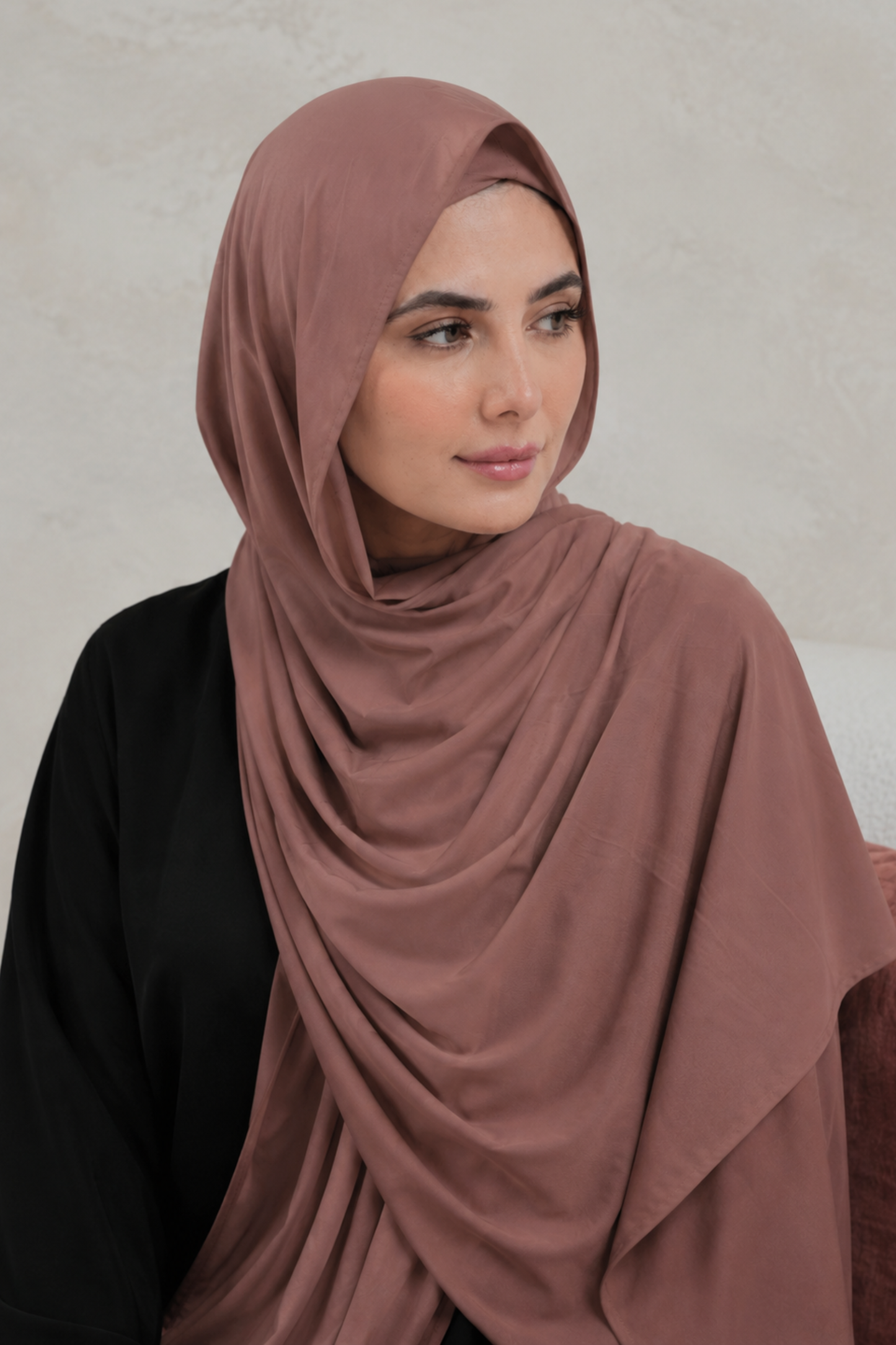 Heather Fluid Jersey Hijab