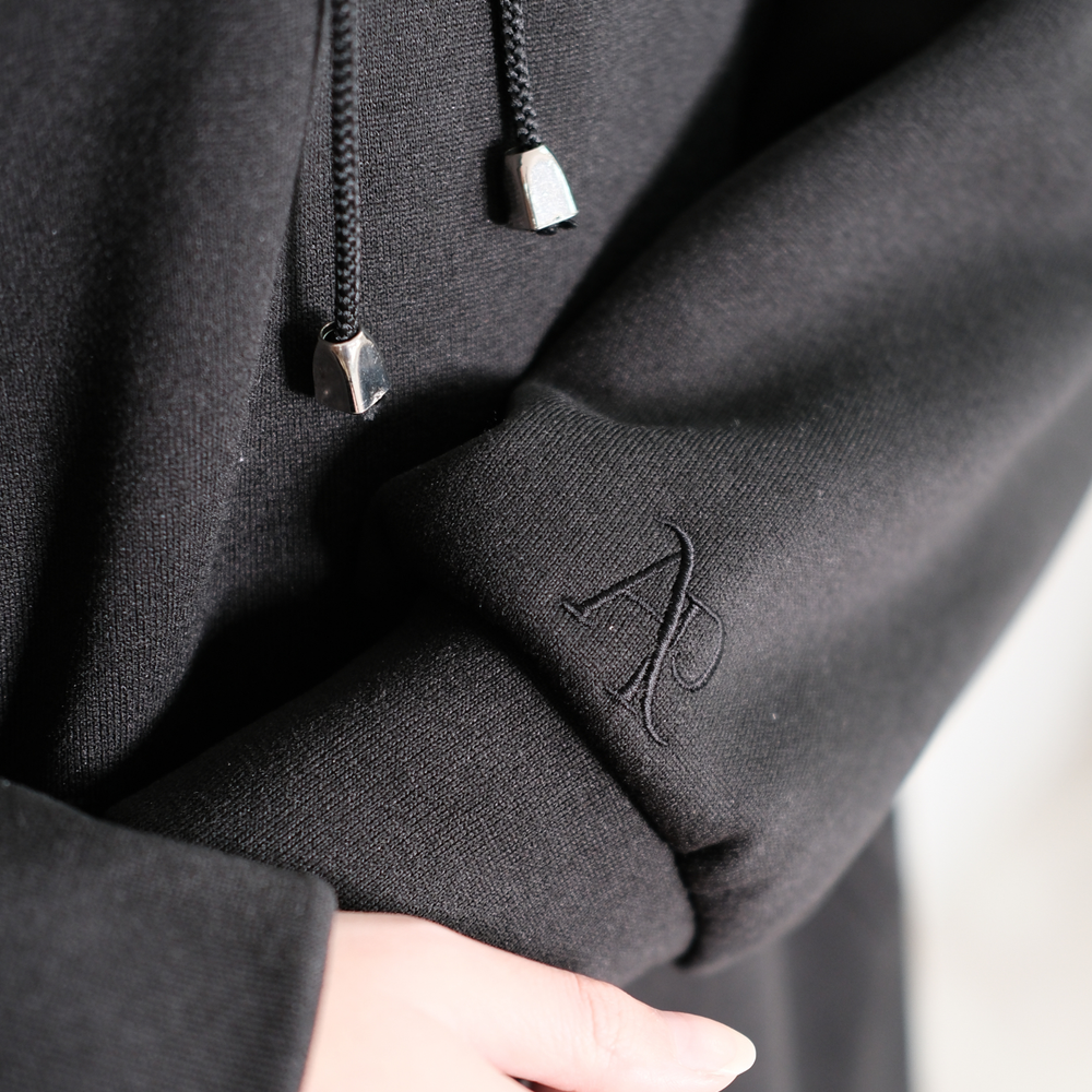 
                      
                        Signature Black Hoodie Dress
                      
                    