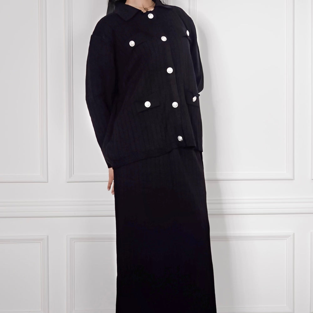 Luna Black Co-ord