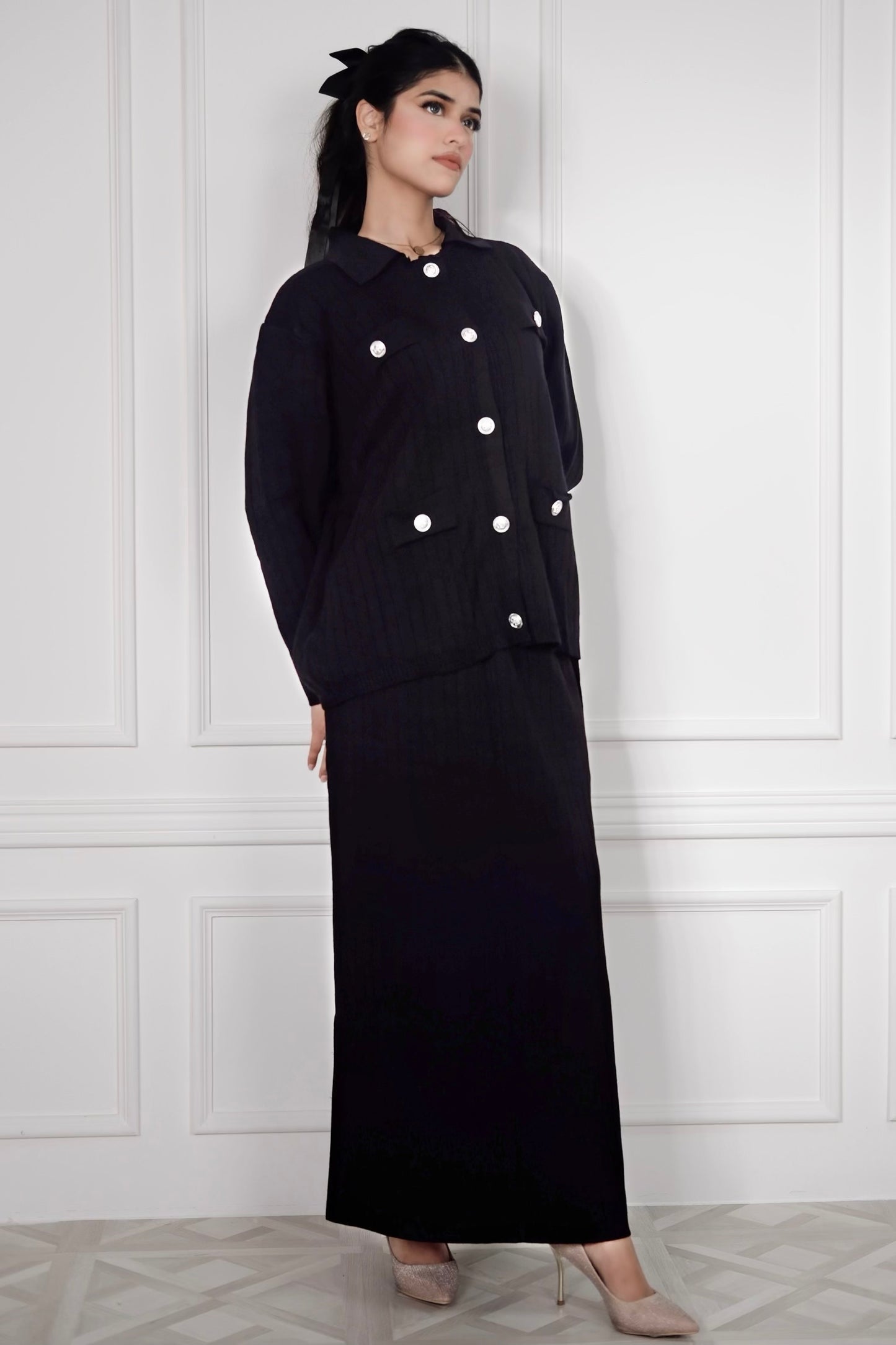 Luna Black Co-ord