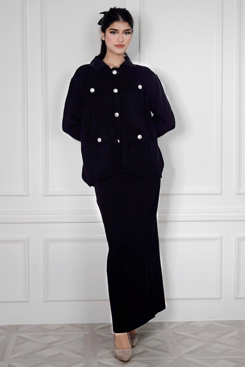 Luna Black Co-ord