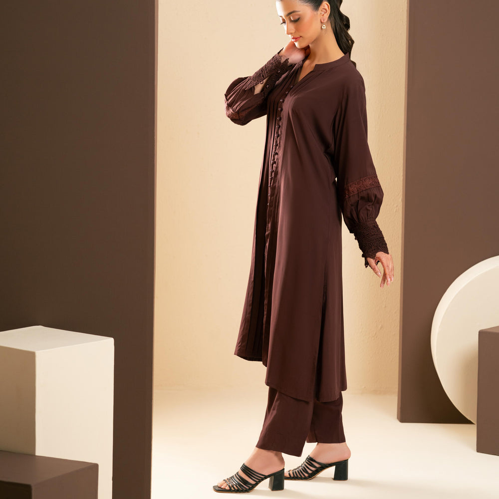 
                      
                        Mahogany Textura Co-Ord
                      
                    