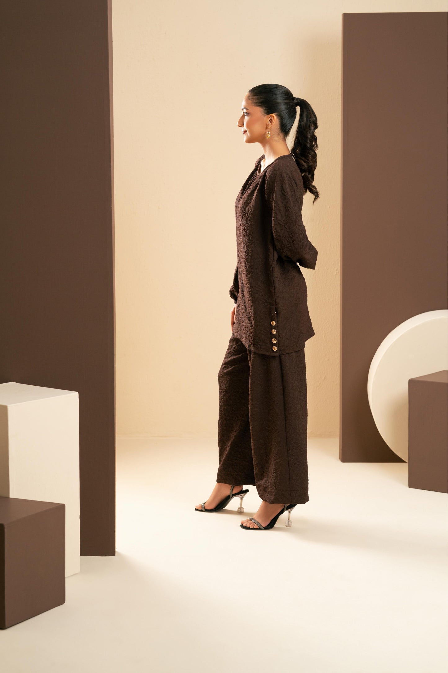 Mahogany Textura Co-Ord