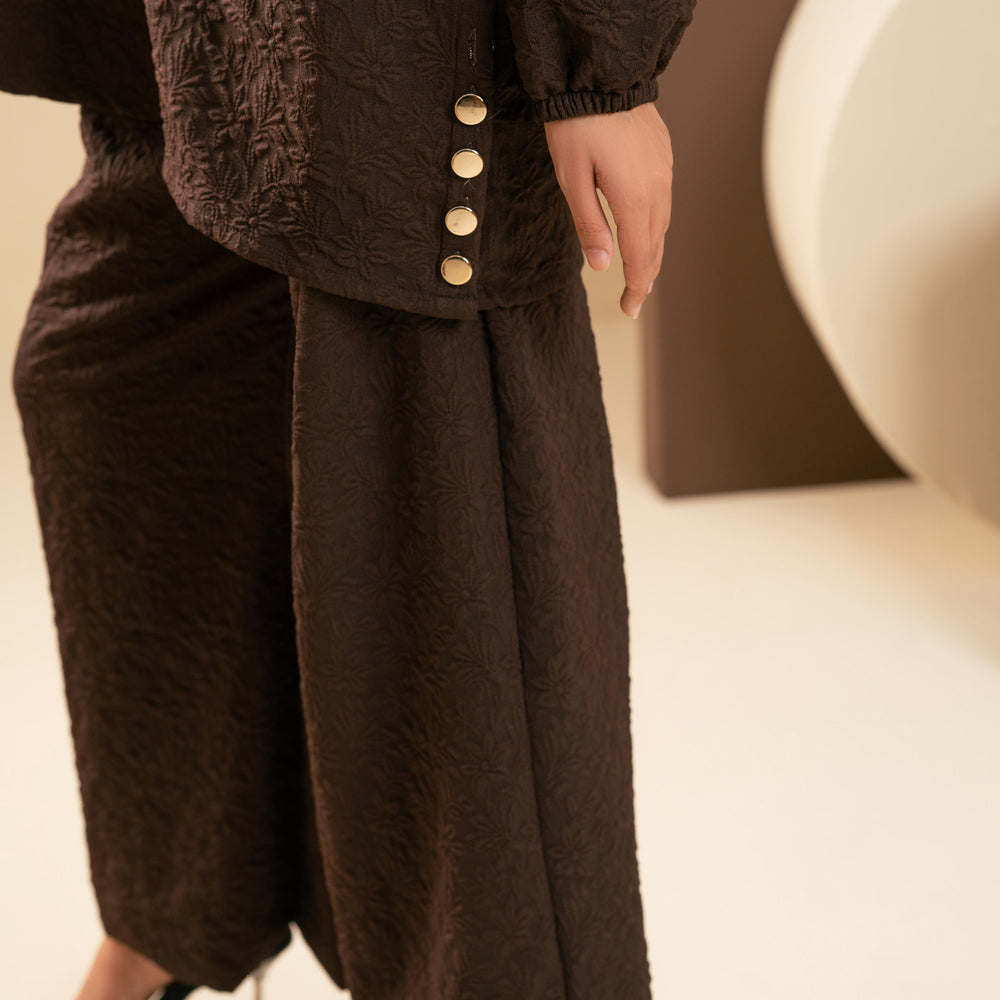 
                      
                        Mahogany Textura Co-Ord
                      
                    