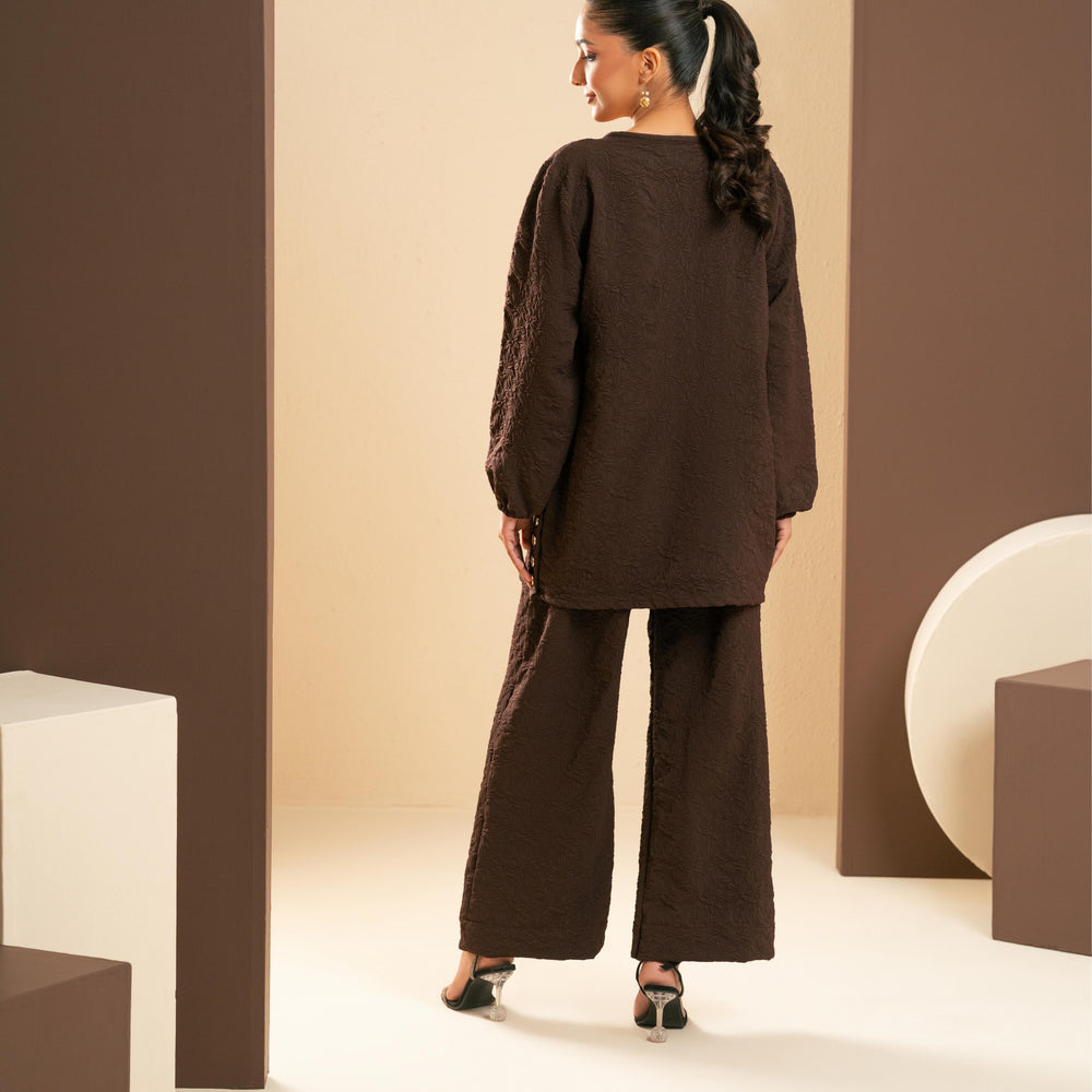 
                      
                        Mahogany Textura Co-Ord
                      
                    