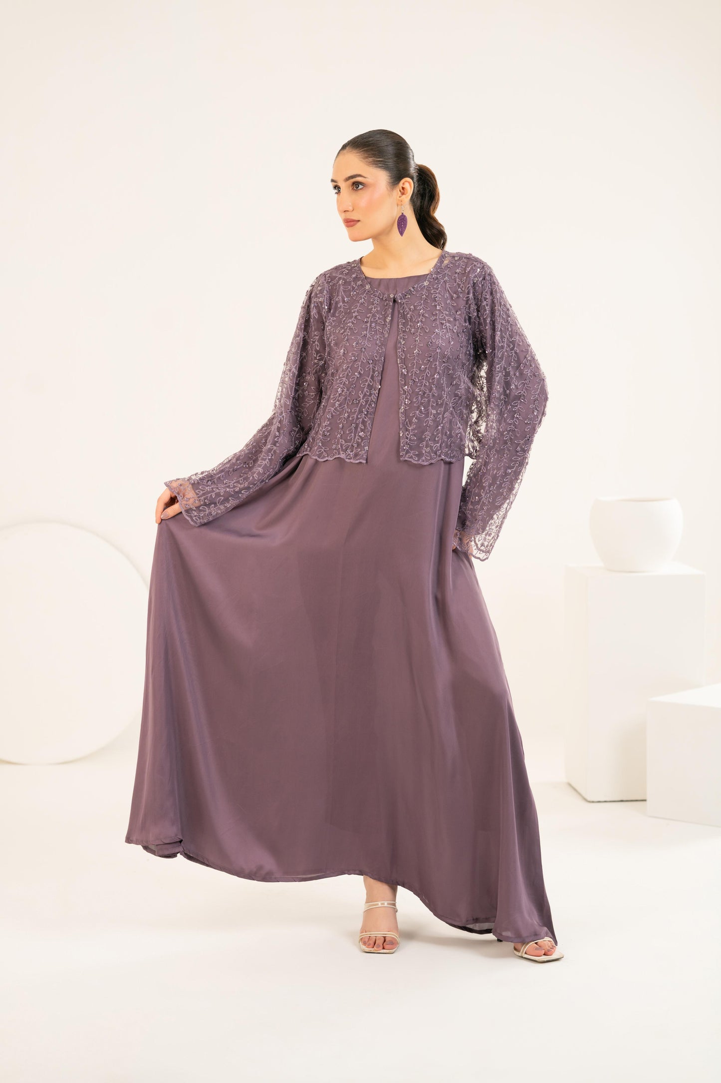 Lumiere Mauve Maxi Dress