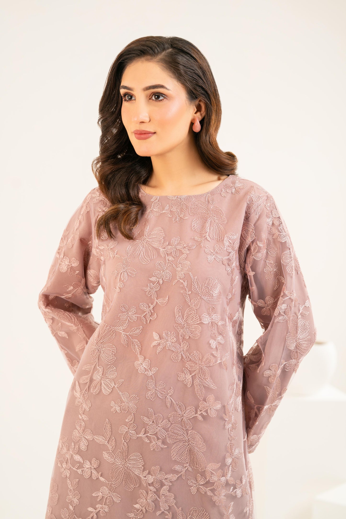 Amara Mauve Midi Dress