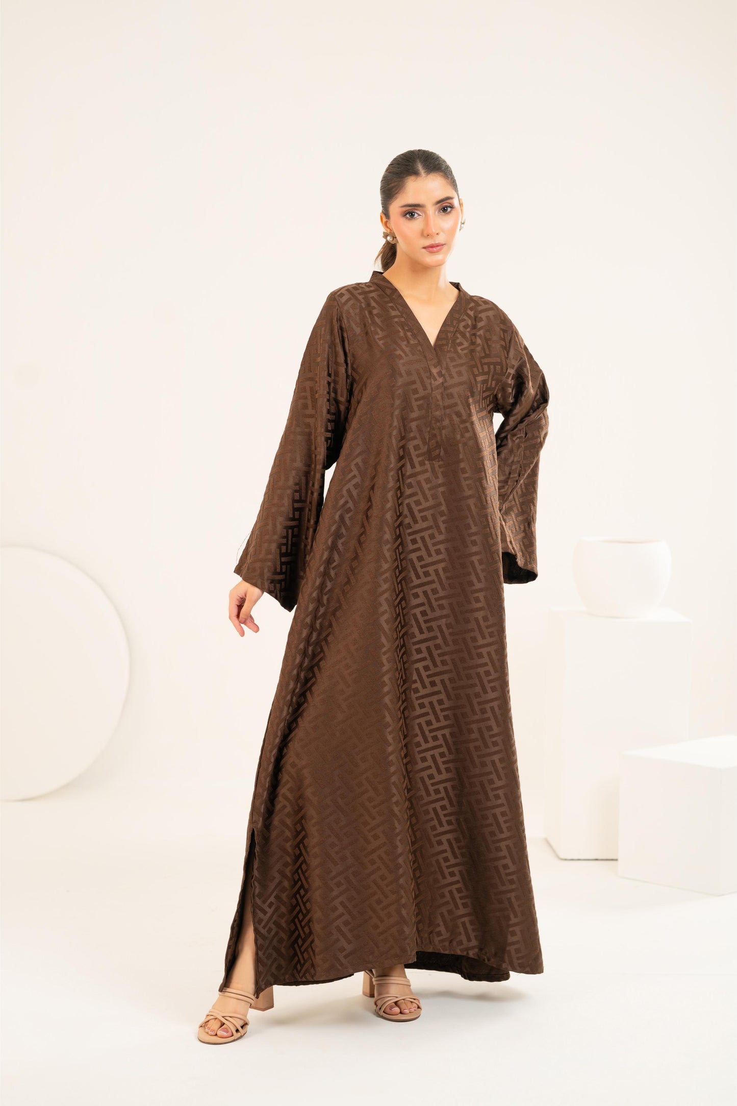 Luxe Mocha Kaftan