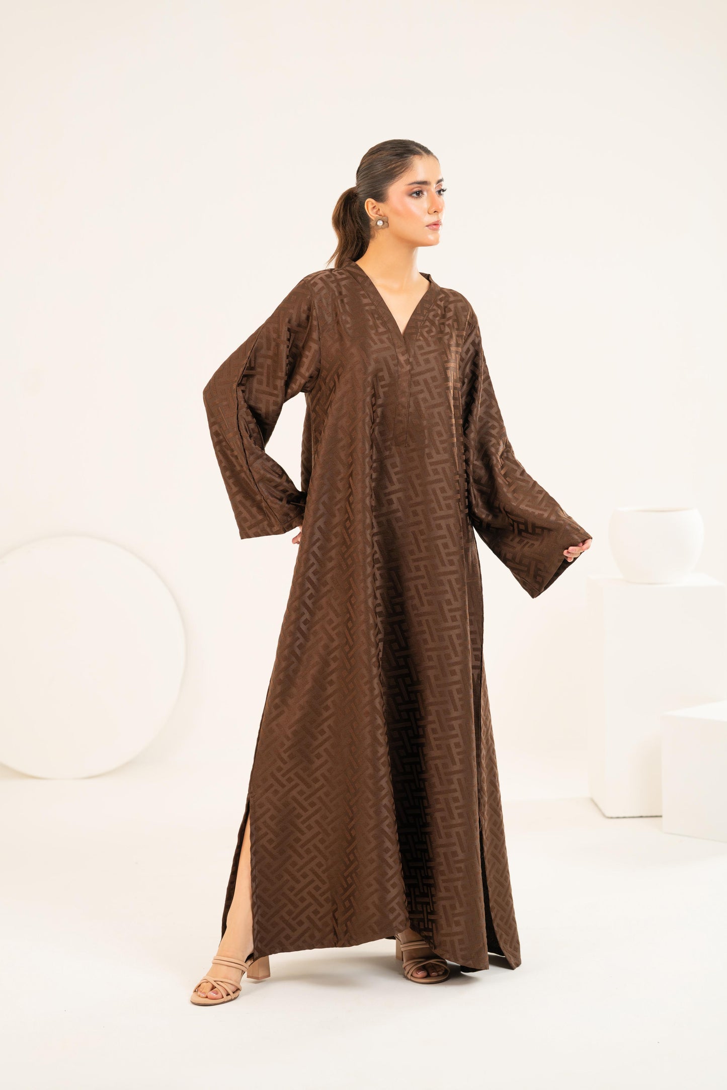 Luxe Mocha Kaftan