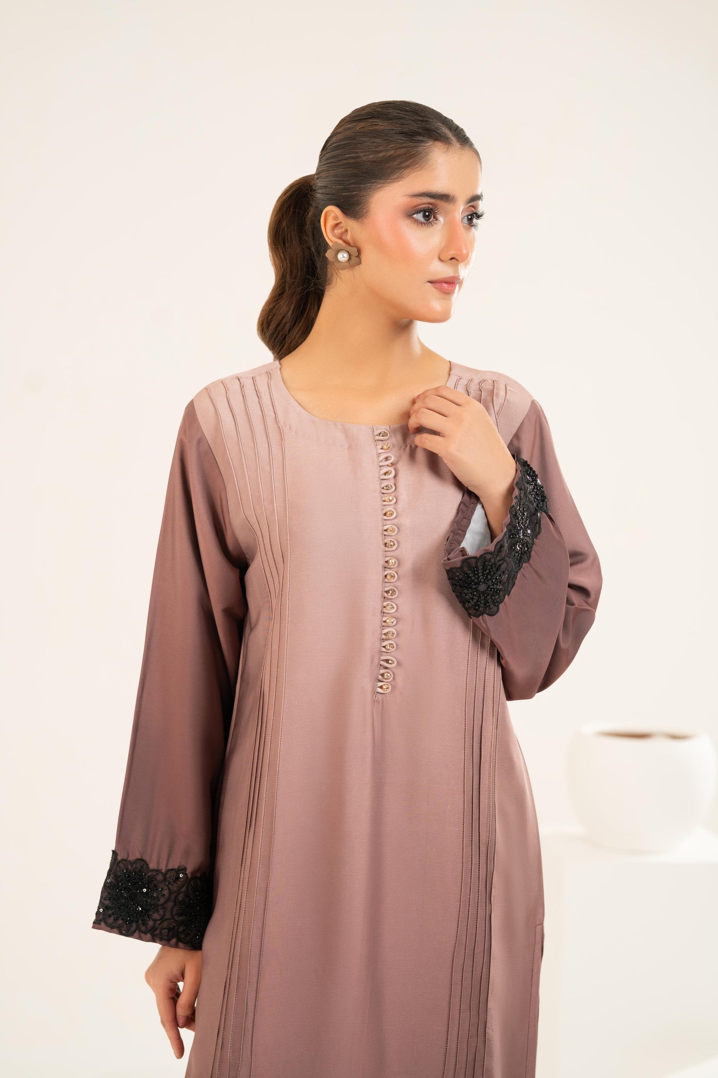 Dual-Tone Silk Co-ord