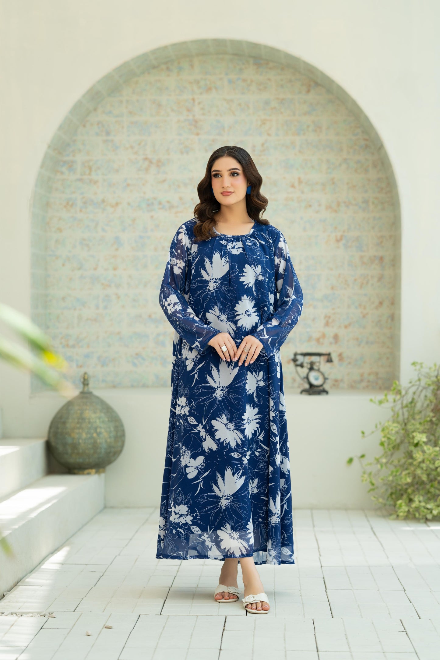 Blue Petal Dress