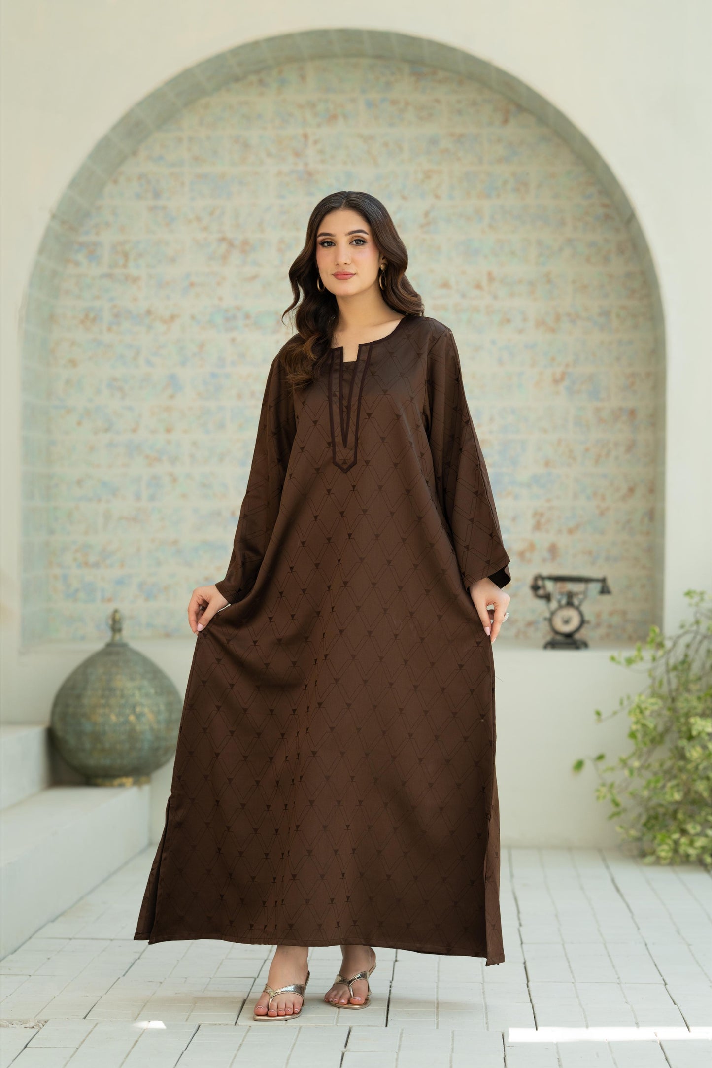 Sahara Jacquard Kaftan