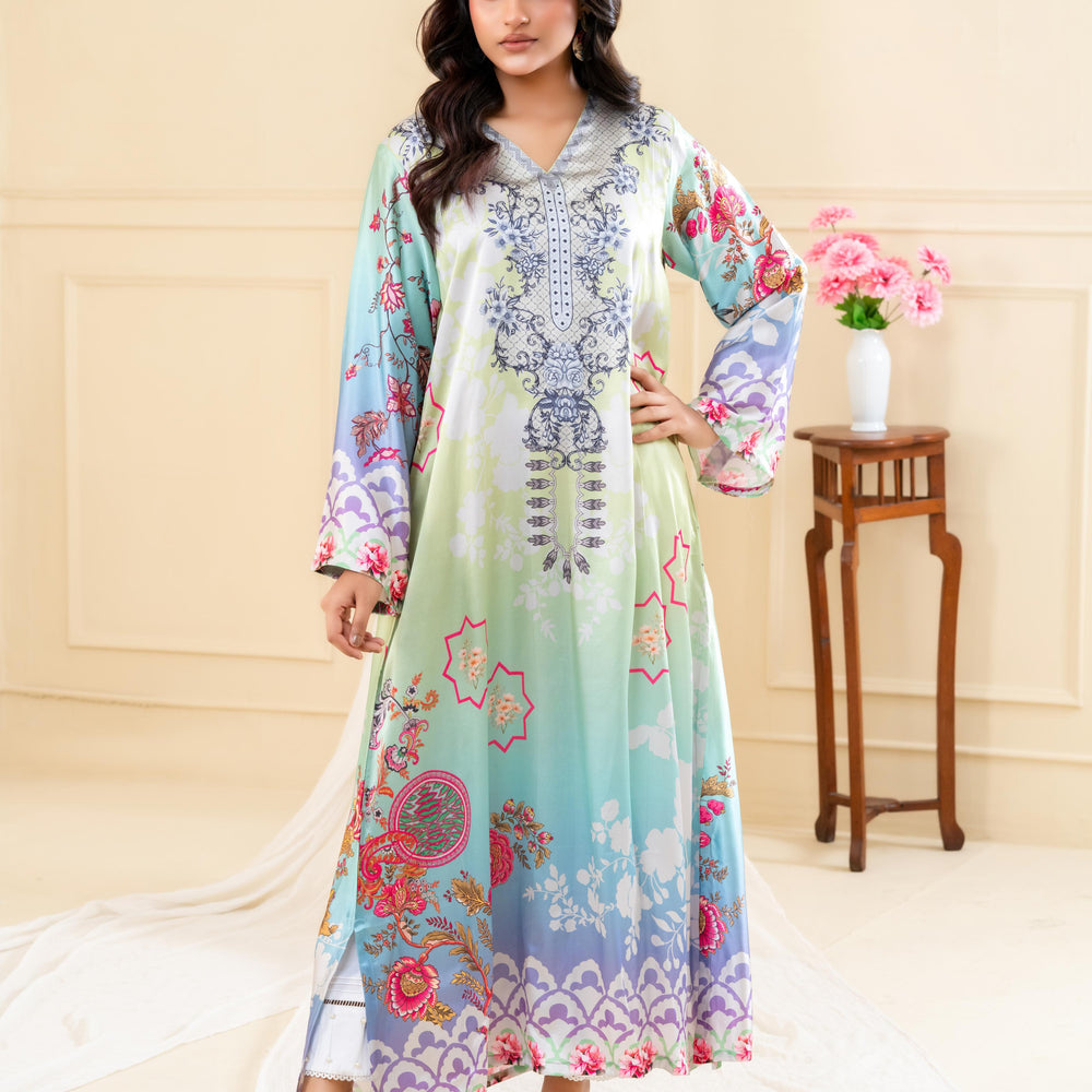 Raneem Luxe Printed Dress
