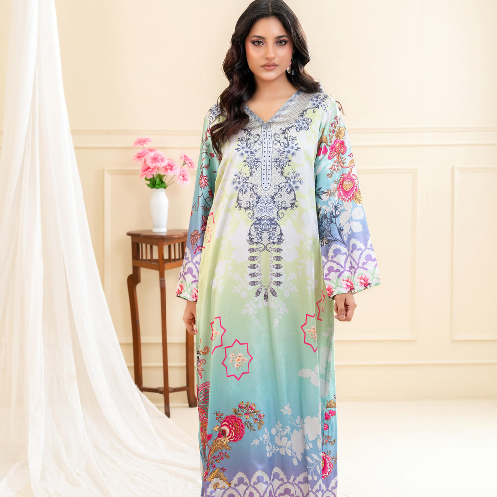 Raneem Luxe Printed Dress
