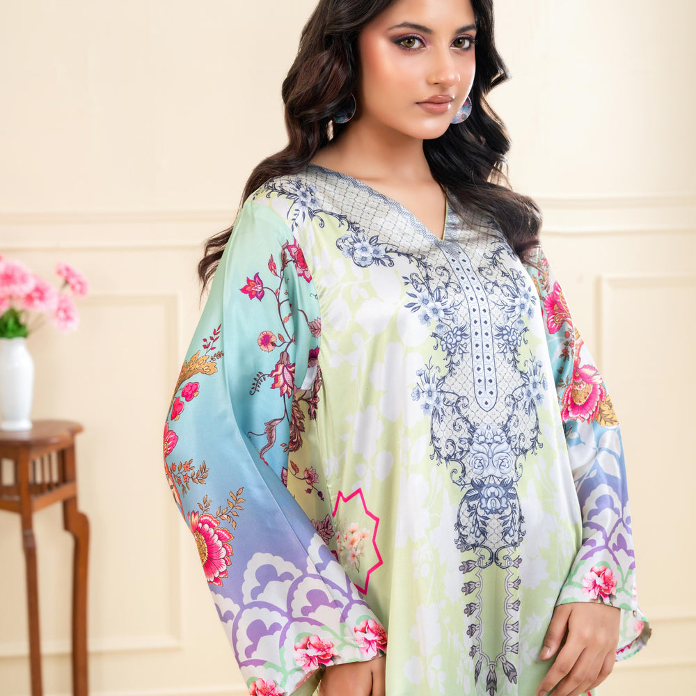
                      
                        Raneem Luxe Printed Dress
                      
                    
