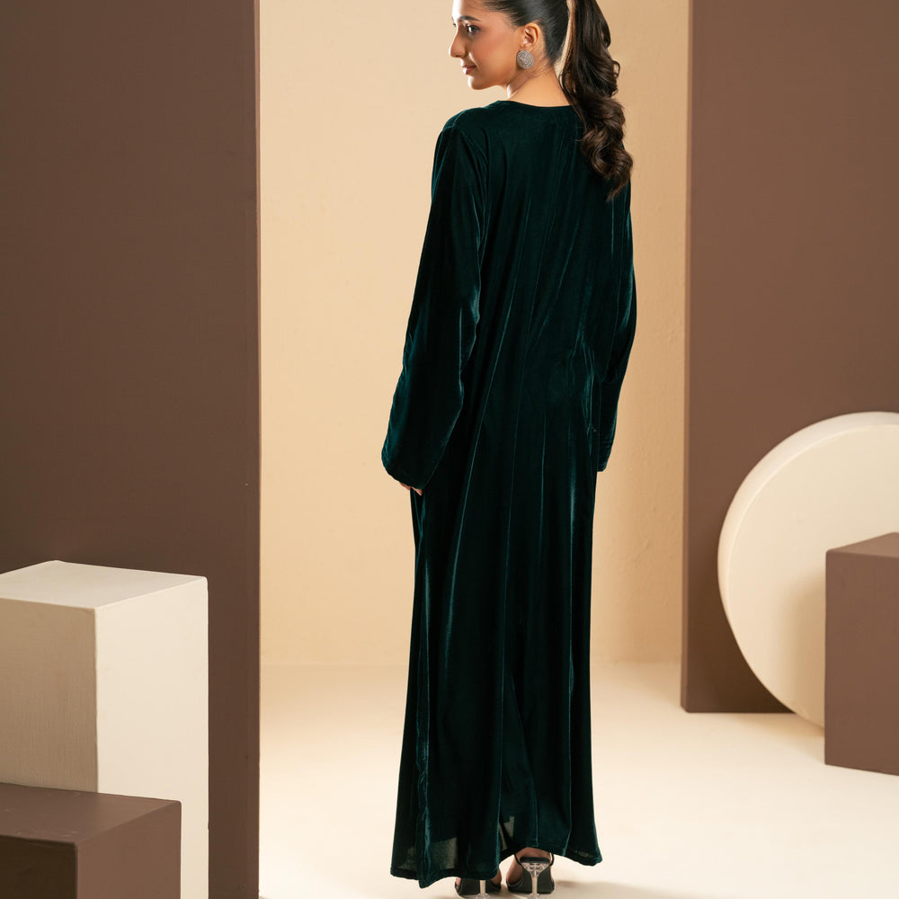 
                      
                        Emerald Velvet Dress
                      
                    