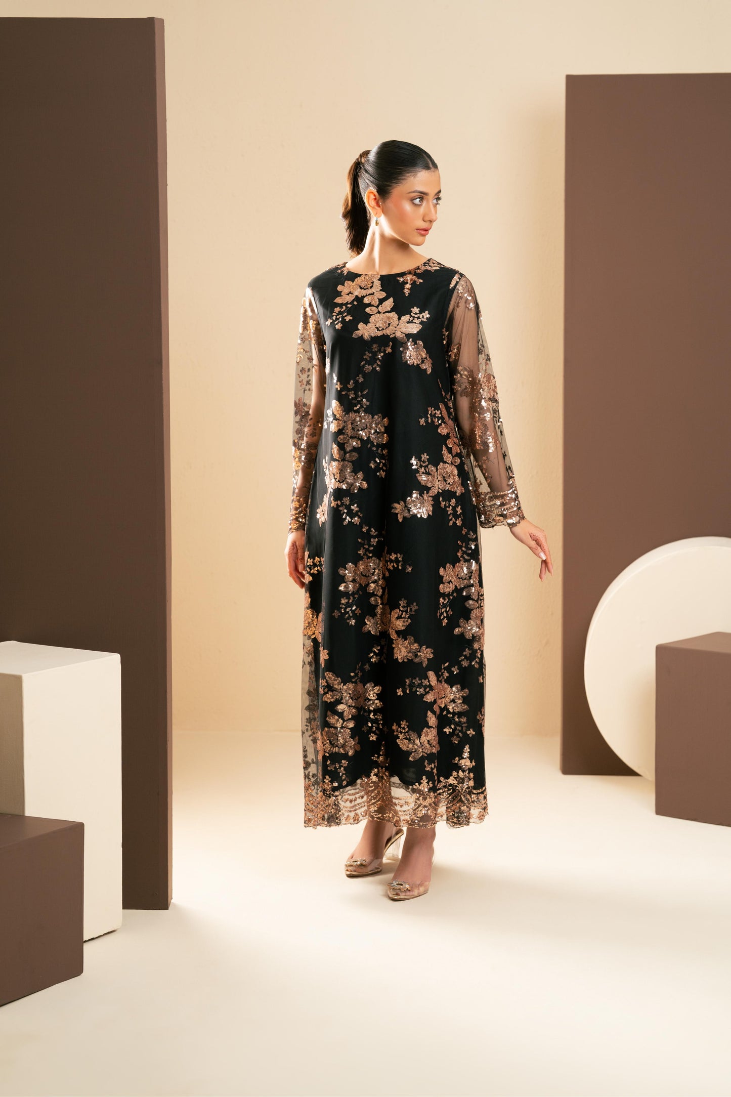 Aurielle Sequin Dress