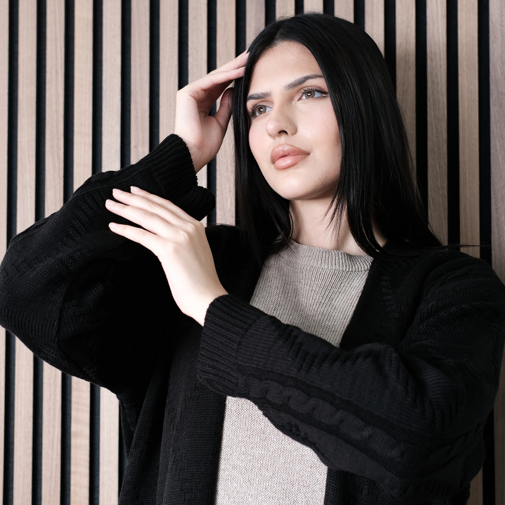 Dalia Black Cardigan