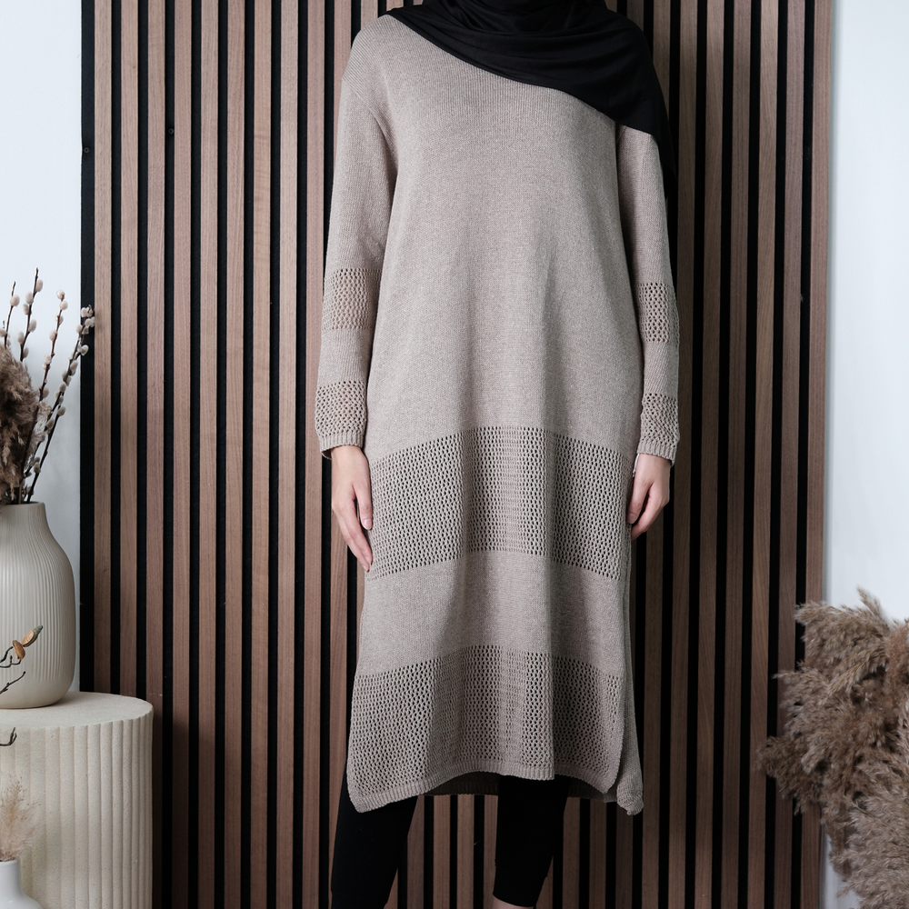 Velma Light Taupe Dress