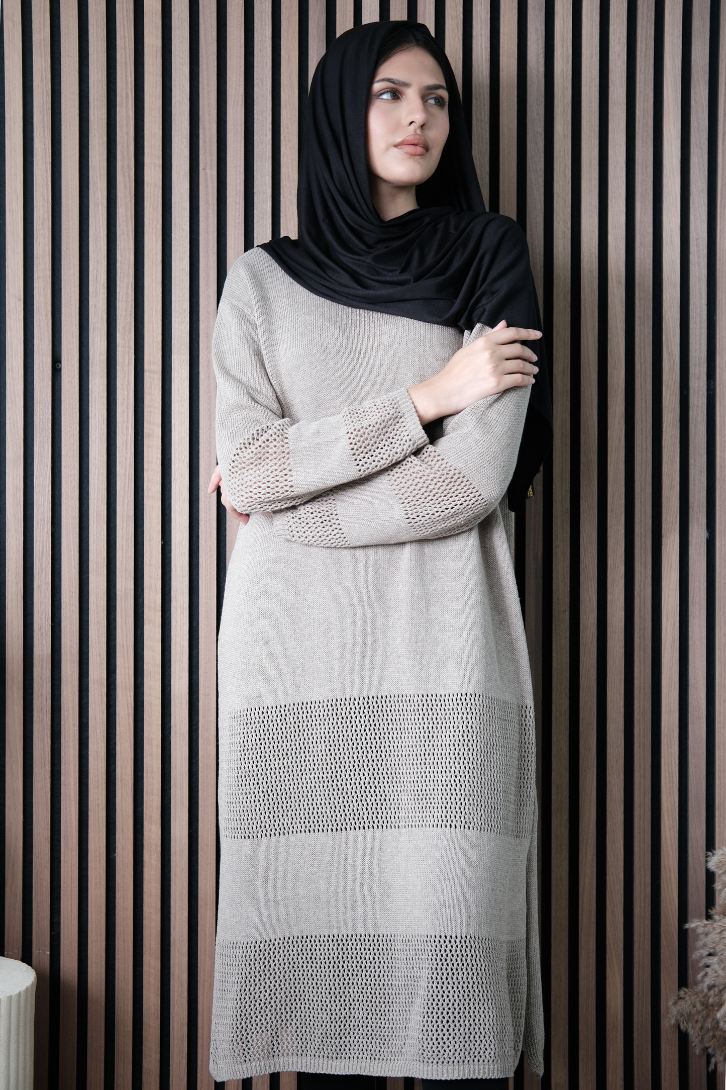 Velma Light Taupe Dress