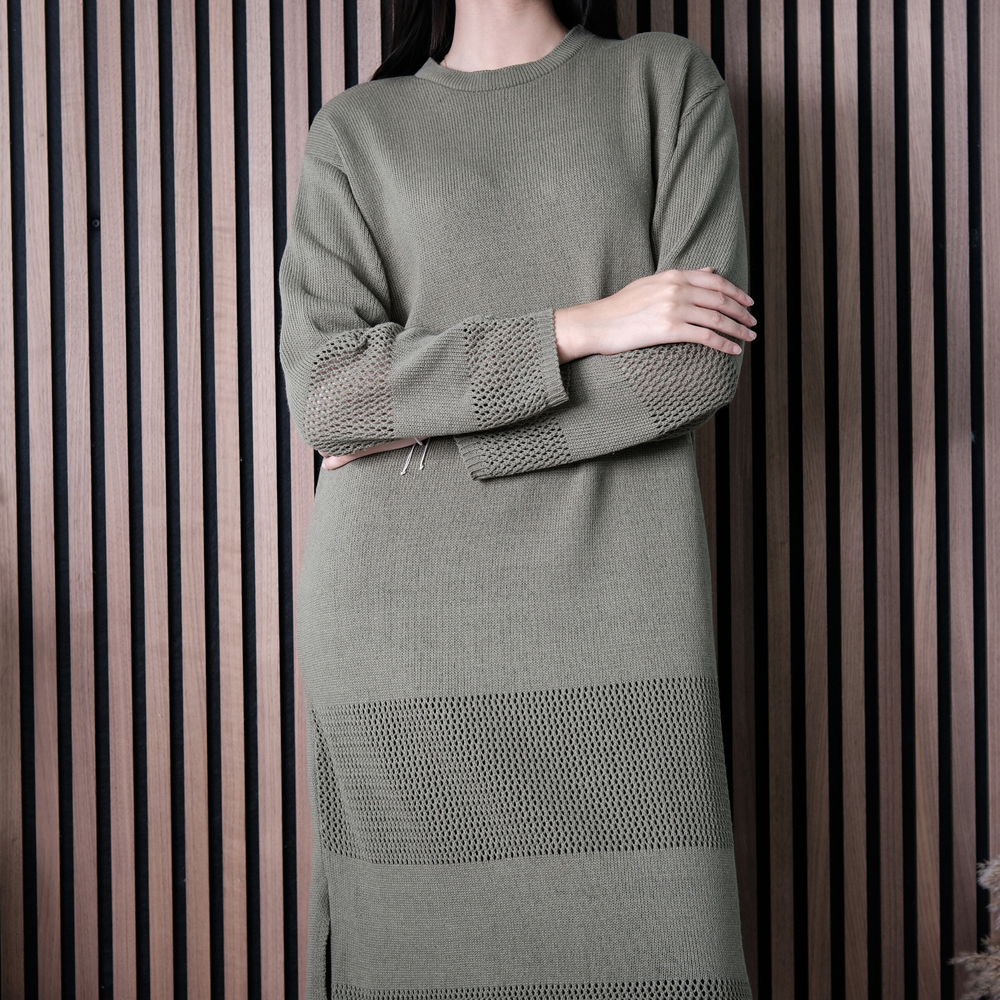 Velma Olive Dress
