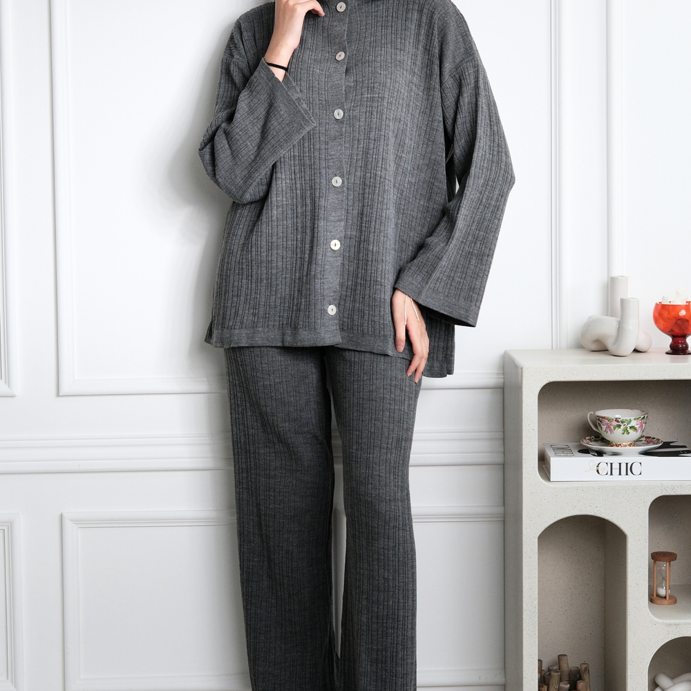 Luxe Grey Co Ord