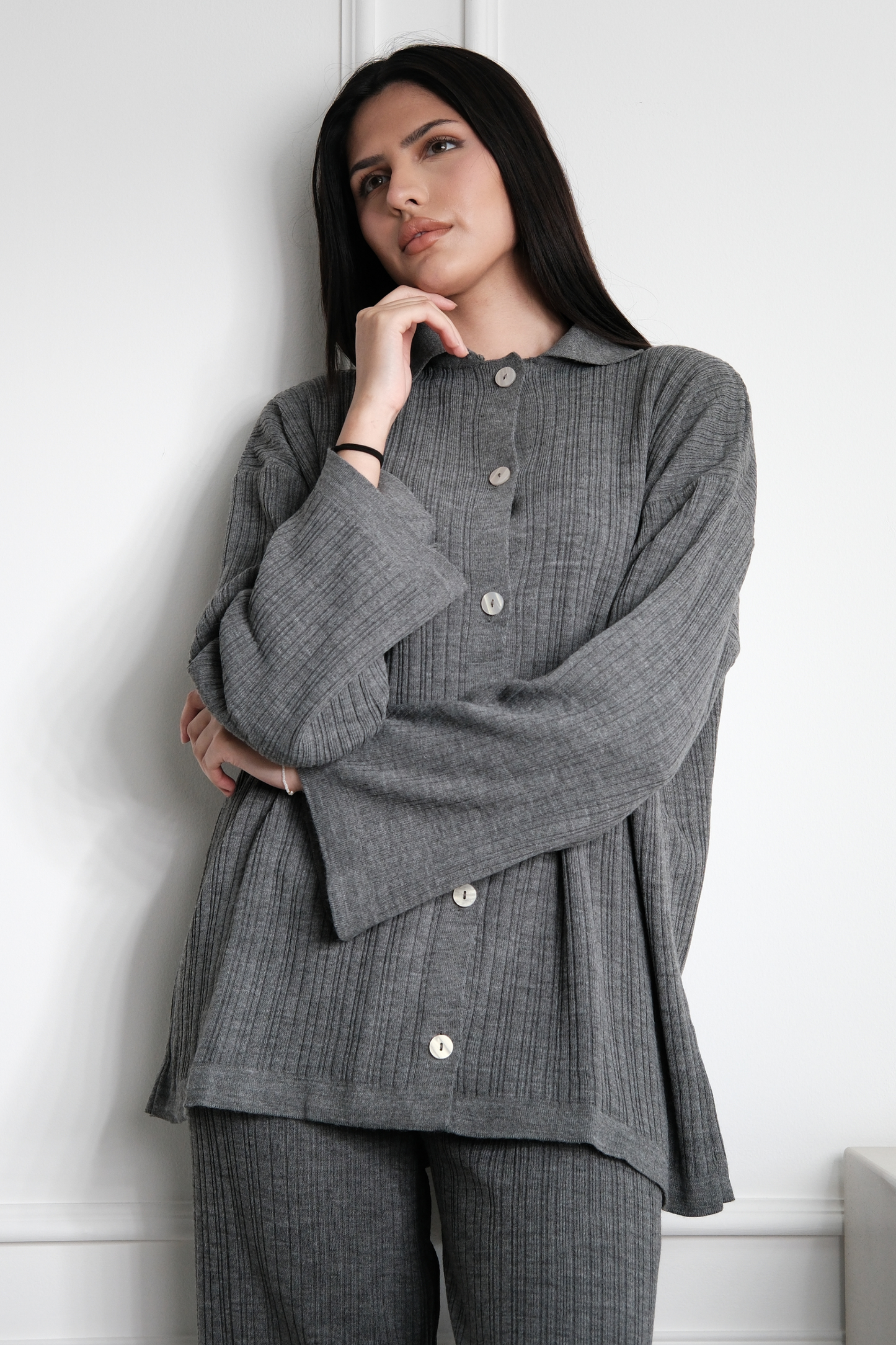 Luxe Grey Co Ord