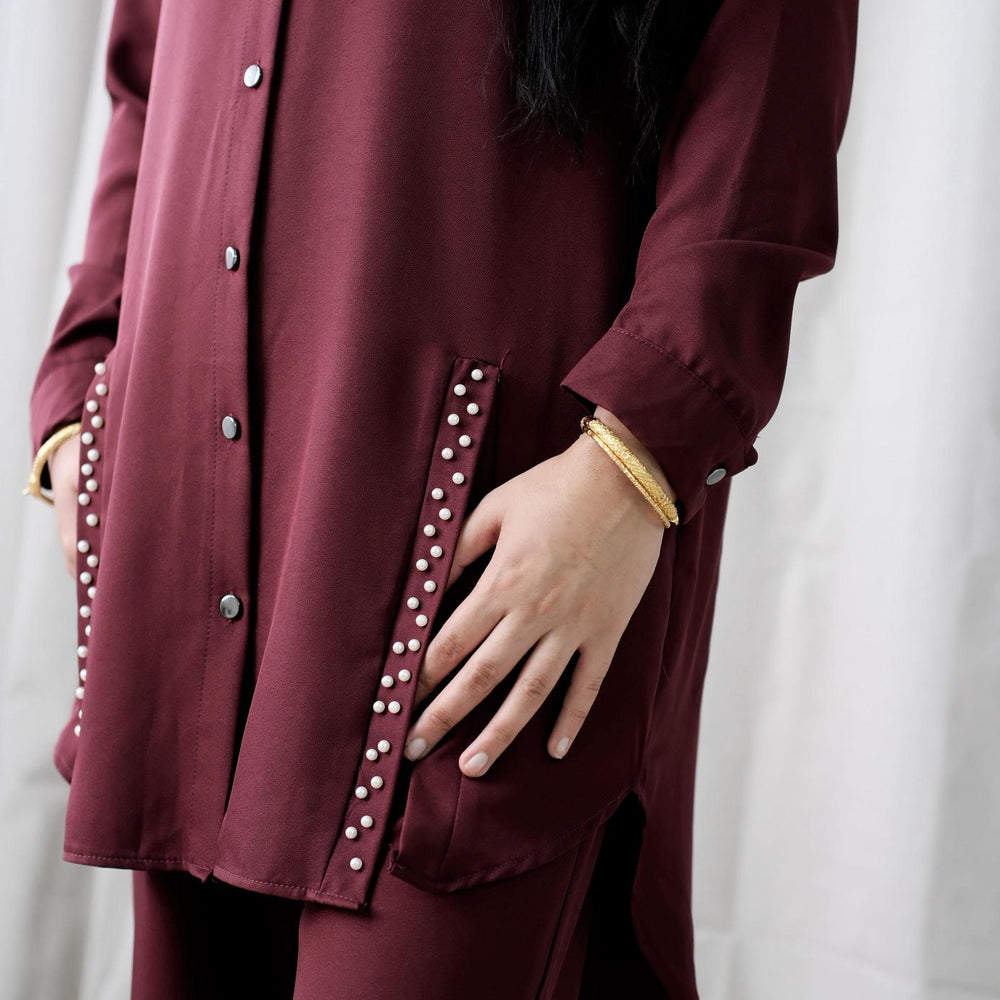 
                      
                        Lea Burgundy Co-Ord
                      
                    
