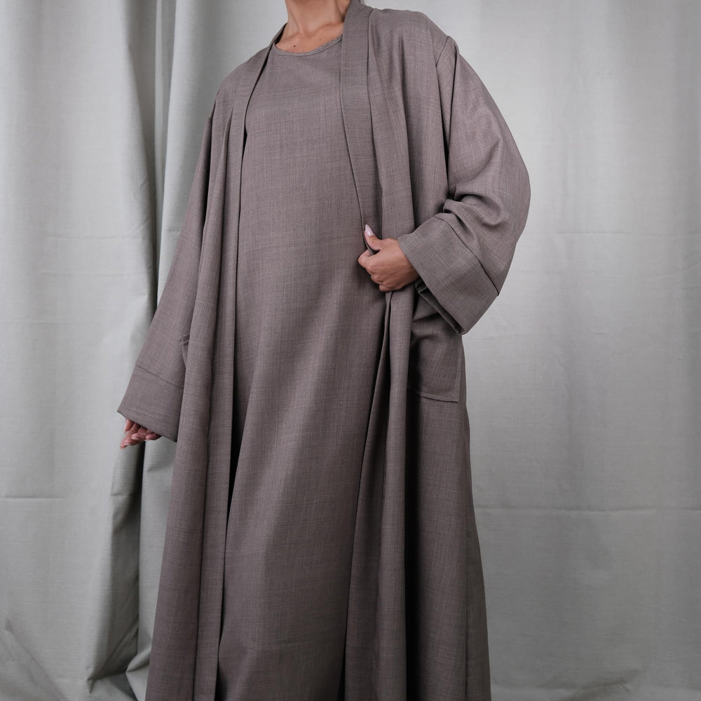 
                      
                        Le Noir Mocha Abaya
                      
                    