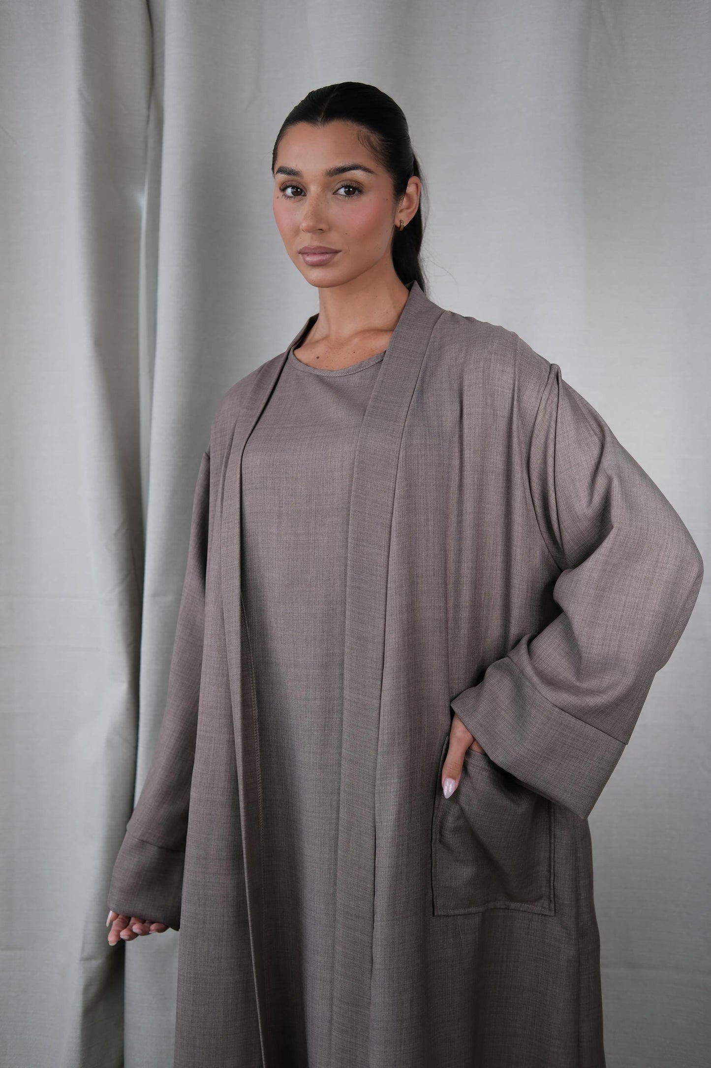 Le Noir Mocha Abaya