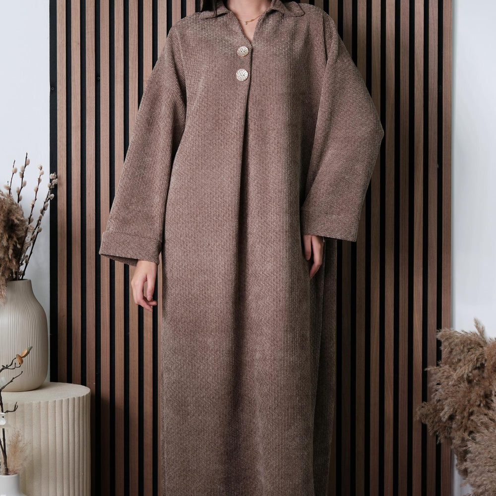 Latte Chenille Dress