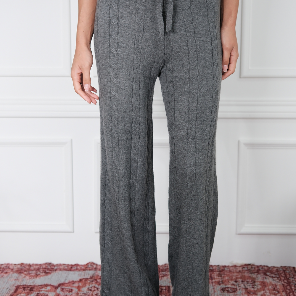 Cable Grey Trousers