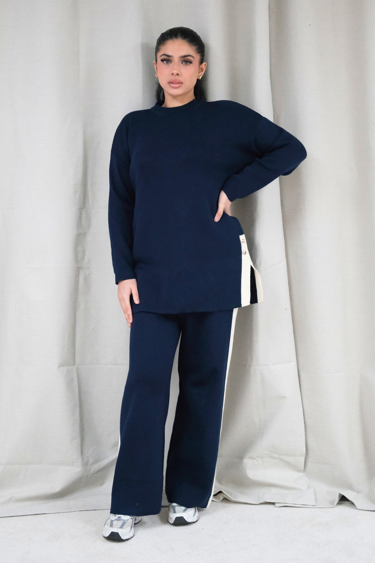 Mable Navy Knit Co-Ord