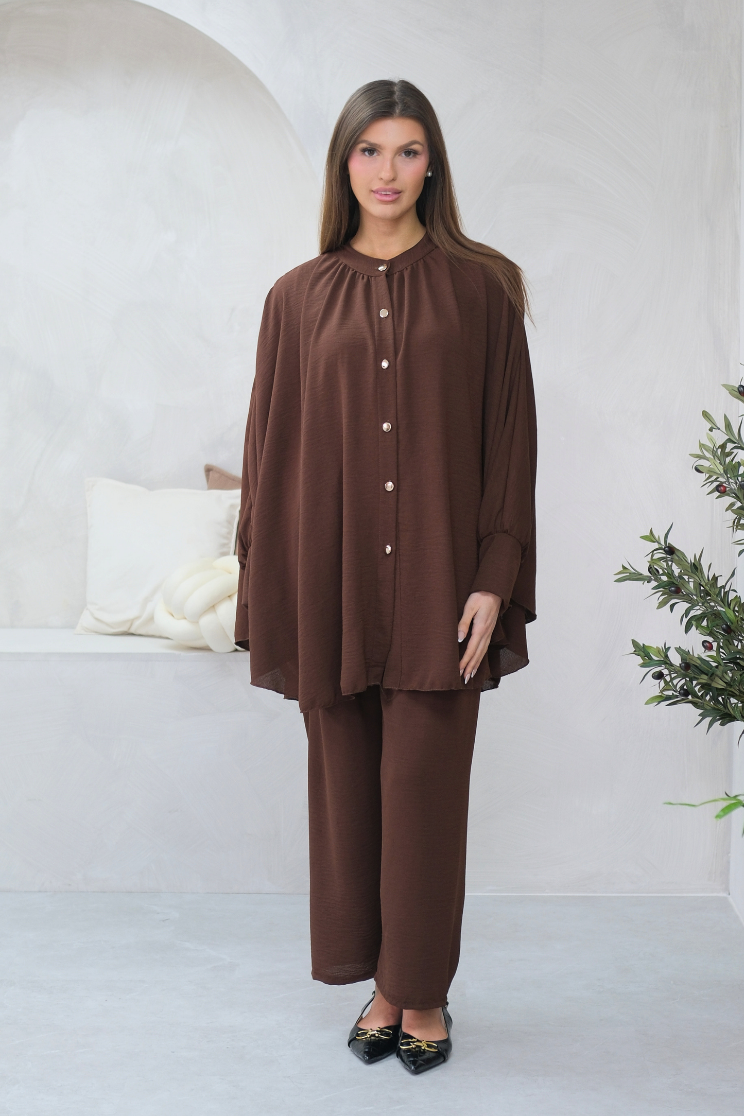 Flow Brown Co-ord