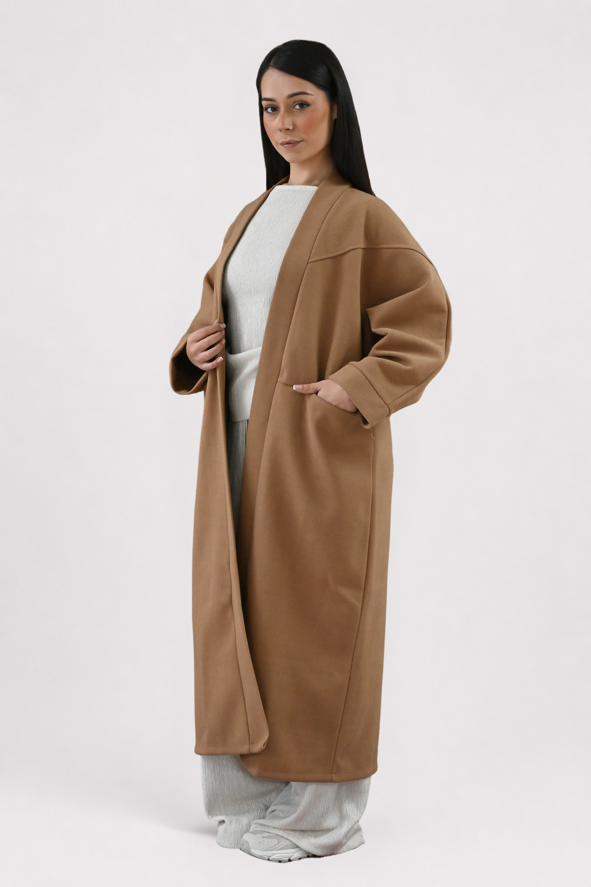 Camel Batwing Coat