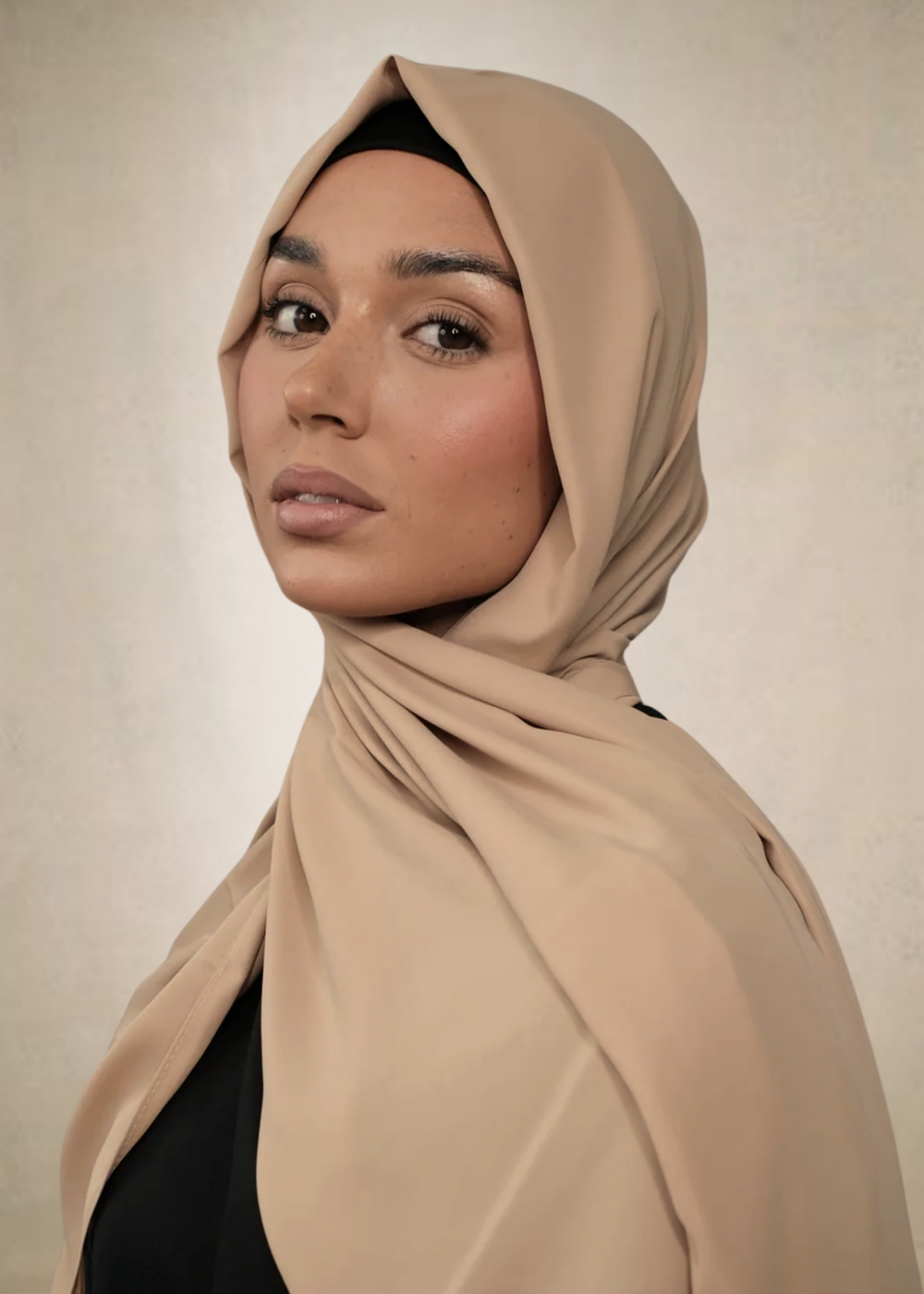 Camel Chiffon Silk Hijab